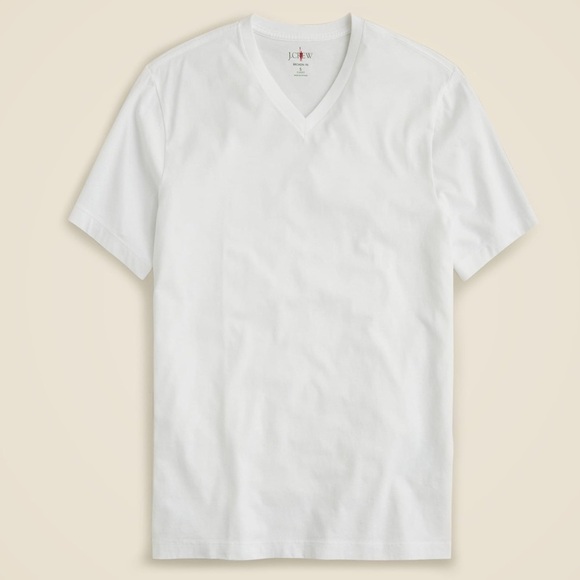 J crew mens broken in vneck tee shirt white - Picture 1 of 2